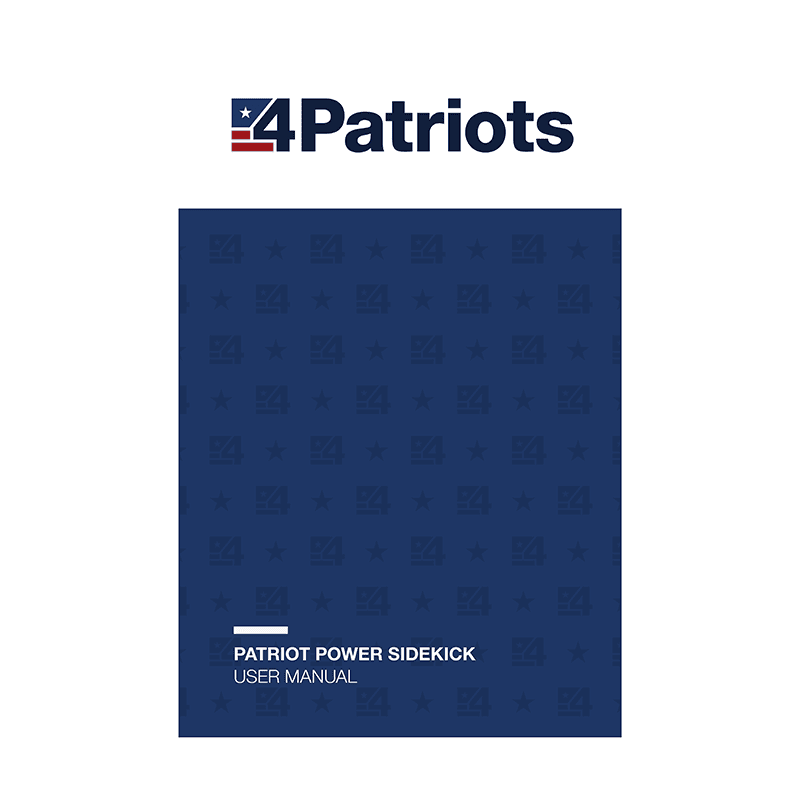 4Patriots Patriot Power Sidekick D320 300W 299Wh (old) User Manual