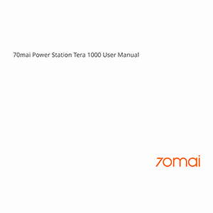 70mai Power Station Tera 1000 User Manual