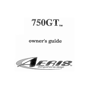 Aeris 750GT Dive Computer Owner's Guide