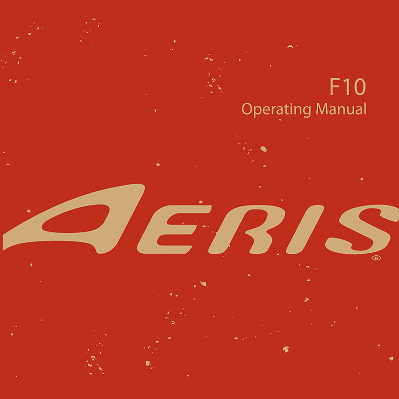 Aeris F10 Watch Free Dive Gauge Operating Manual