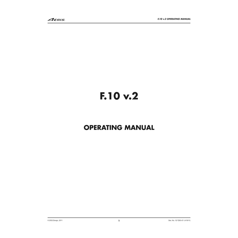 Aeris F.10 v.2 Freediving Computer Operating Manual