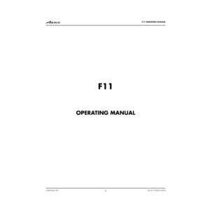 Aeris F11 Freediving Computer Operating Manual