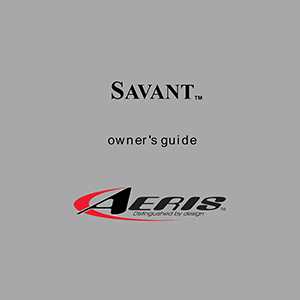 Aeris Savant Dive Computer Owner's Guide