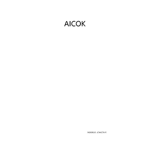 CM4276-V Aicok Coffee Maker Instruction Manual