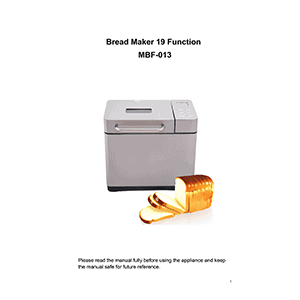 Aicok MBF-013 Bread Maker User Manual