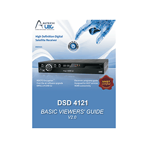 Altech UEC DSD4121 Satellite Receiver User Manual