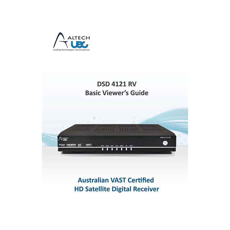 Altech UEC DSD4121RV Satellite Receiver User Manual