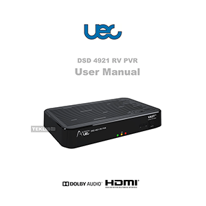 Altech UEC DSD41921RV PVR VAST HD Satellite Set Top Box User Manual