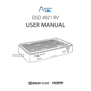 Altech UEC DSD41921RV VAST HD Satellite Set Top Box User Manual