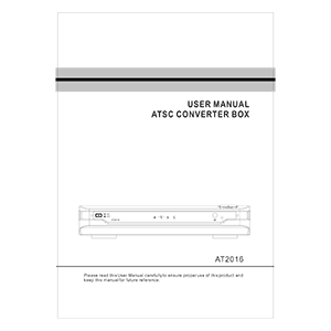 AMTC AT2016 ATSC Digital Converter Box User Manual