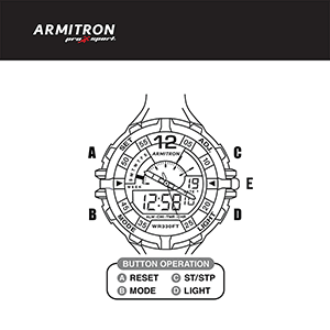 Armitron 20/5134 Analog-Digital Watch Instruction Manual