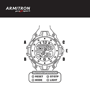Armitron 20/5157 Analog-Digital Watch Instruction Manual