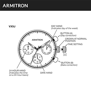 Armitron 20/5351 Watch Instruction Manual