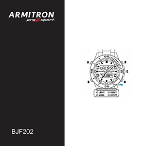 Armitron Goldfinch 20/5347 Analog-Digital Watch Instruction Manual