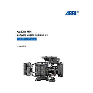 ARRI ALEXA Mini 35mm Digital Camera User Manual