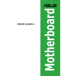 Asus Prime H410M-K Motherboard User Manual