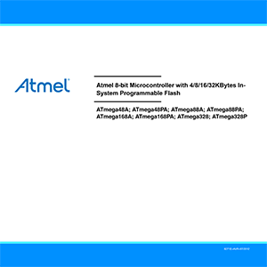 ATmega88A Atmel Microcontroller Data Sheet