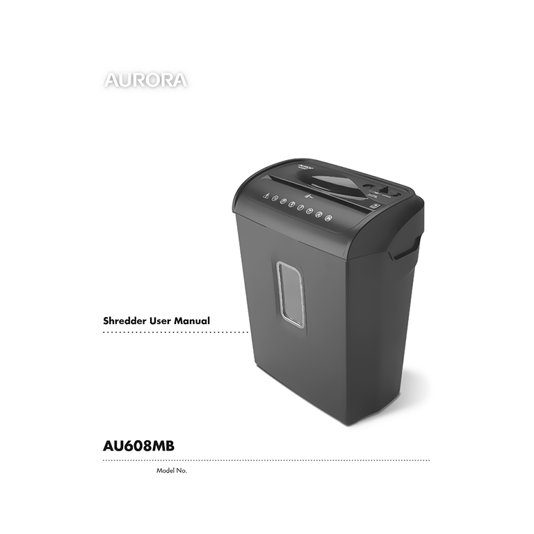 User manuals for Pen+Gear paper/credit card shredders