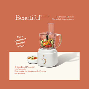 Beautiful 10-cup Food Processor Instruction Manual