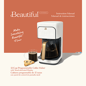 Beautiful 12-cup Programmable Coffee Maker Instruction Manual