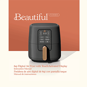 Beautiful 6qt Digital Air Fryer Instruction Manual