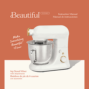 Instruction manual for Beautiful 8-quart 10-in-1 Multicooker (by Drew Barrymore)