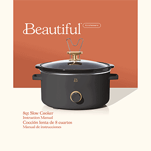 Beautiful 8qt Slow Cooker Instruction Manual