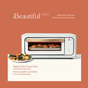 Beautiful Digital Infrared Air Fry Toaster Oven Instruction Manual
