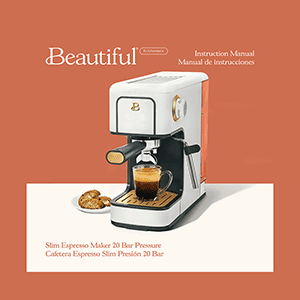 Beautiful Slim Espresso Maker Instruction Manual