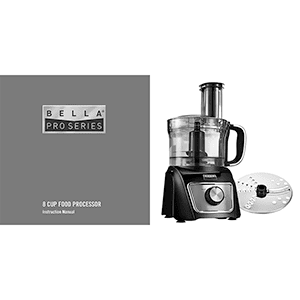 Bella Pro 8-cup Food Processor Instruction Manual