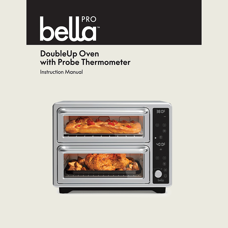 Bella Pro DoubleUp Oven Instruction Manual