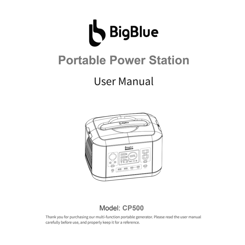 BigBlue Cellpowa 500 Portable Power Station User Manual