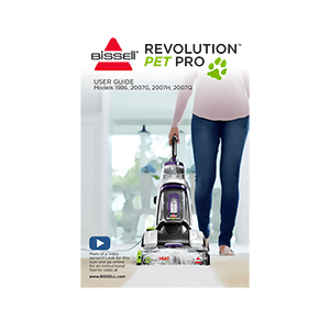 Bissel Model 1986 ProHeat 2X Revolution Pet Pro Plus Carpet Cleaner User Guide