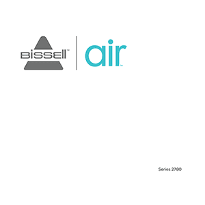 BISSELL MYair Air Purifier 2780A User Manual
