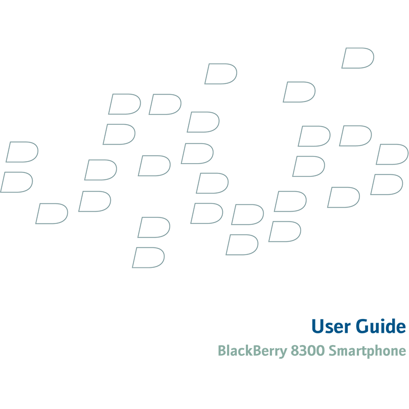 BlackBerry 8300 Smartphone RBP41GW User Guide