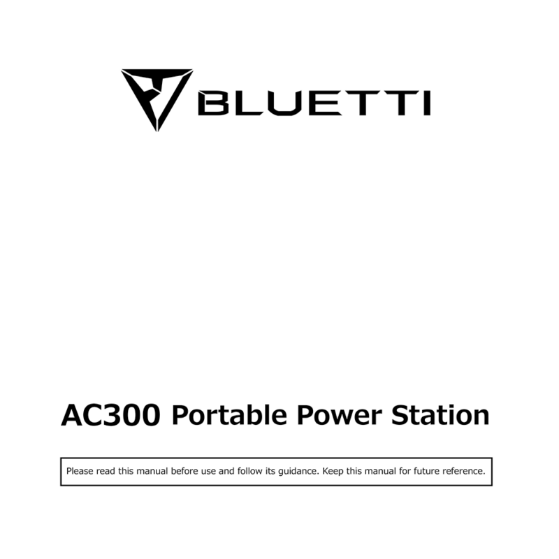 Bluetti AC300 Portable Power Station User Manual