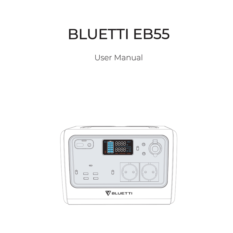 Bluetti EB55 Portable Power Station User Manual