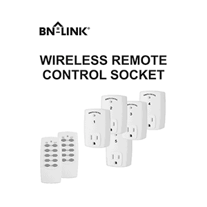BN-LINK BNC-60/U116R (2-5) Wireless Remote Control Socket Instruction Manual