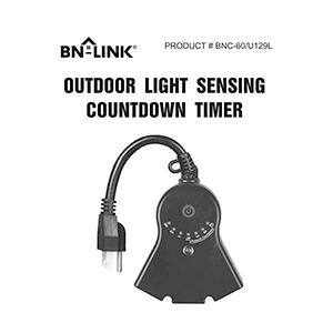 BN-LINK BNC-60/U129L Countdown Timer Instruction Manual