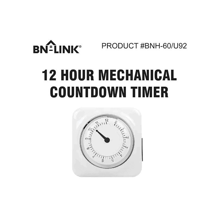 BN-LINK BNH-60/U92 mechanical countdown timer User Manual