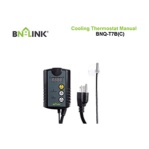 BN-LINK BNQ-T7B(C) Cooling Thermostat Instruction Manual