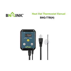 BN-LINK BNQ-T7B(H) Heat Mat Thermostat Instruction Manual