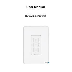 BN-LINK CP-C12 Smart Dimmer Switch Instruction Manual