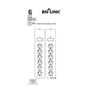 BN-LINK CP-C221Y-B Power Strip Instruction Manual