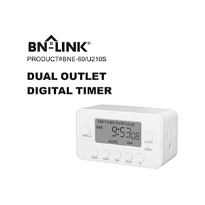 BN-LINK / HBN BNE-60/U210S Digital Timer Instruction Manual