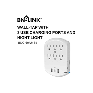 BN-LINK BNC-60/U184 Wall Tap Instruction Manual