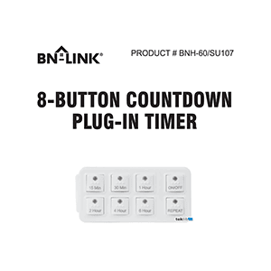 BN-LINK BNH-60/SU107 Countdown Timer Instruction Manual