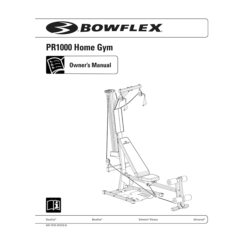 Bowflex PR1000 Home Gym Manual