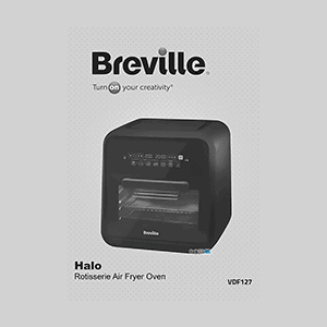 Breville VDF127 Halo Rotisserie Air Fryer Oven Instruction Manual