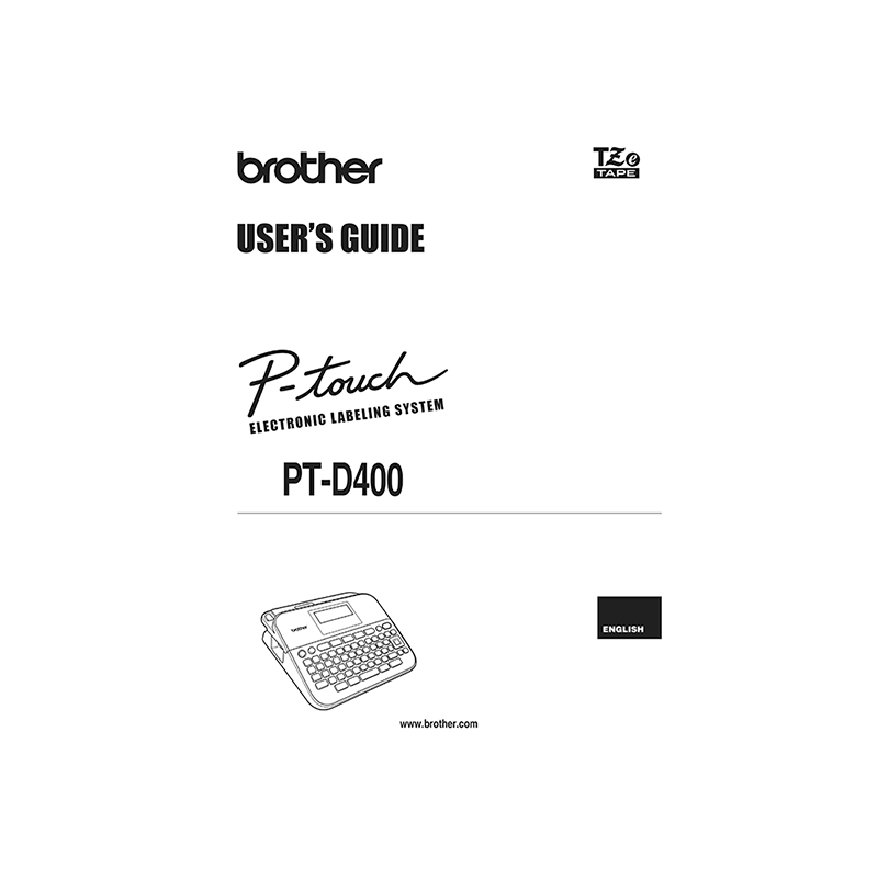 Brother P-touch PT-D400 Label Maker User's Guide